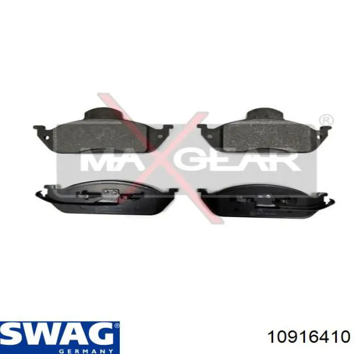 Гальмівні колодки Swag 10916410 ціна, від 38.58 USD