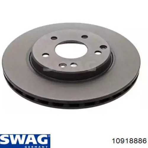 Диск переднього гальма Swag 10918886 ціна, від 32.88 USD