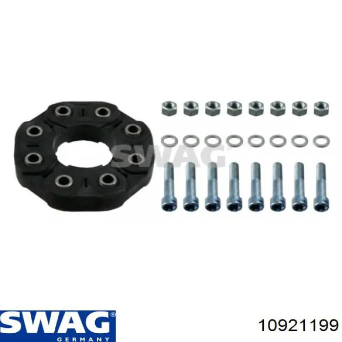 Муфта кардана еластична, перед./зад. Swag 10921199 ціна, від 119.77 USD