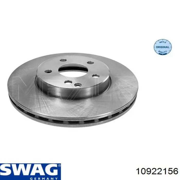 Диск переднього гальма Swag 10922156 ціна, від 51.58 USD