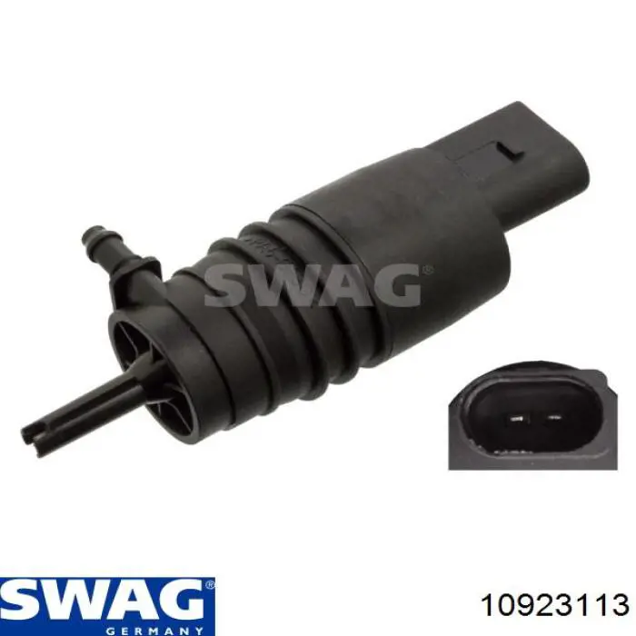 10923113 Swag насос-двигун омивача скла, переднього
