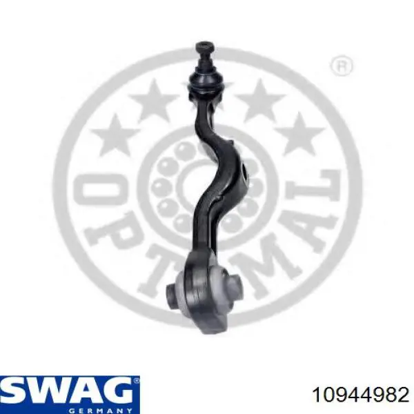 Важіль передньої підвіски нижній, правий Swag 10944982 ціна, від 68.69 USD