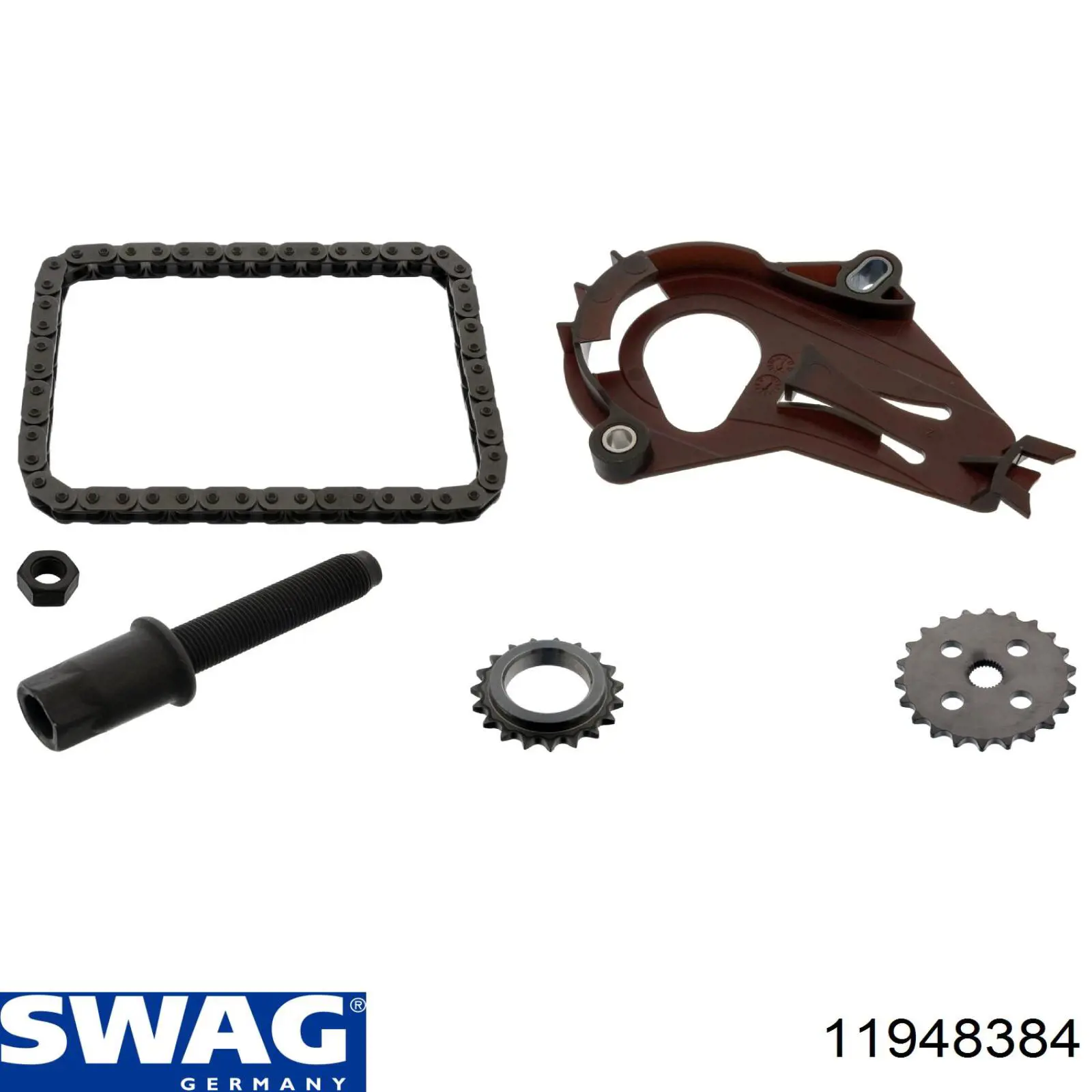Ланцюг масляного насоса, комплект Swag 11948384 ціна, від 68.40 USD