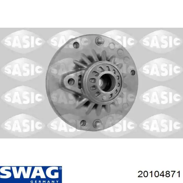 Опора стійки амортизатора переднього Swag 20104871 ціна, від 85.68 USD