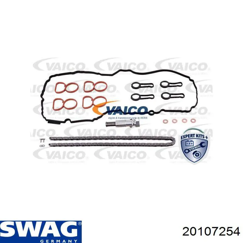 Ланцюг ГРМ, комплект, верхня Swag 20107254 ціна, від 90.99 USD