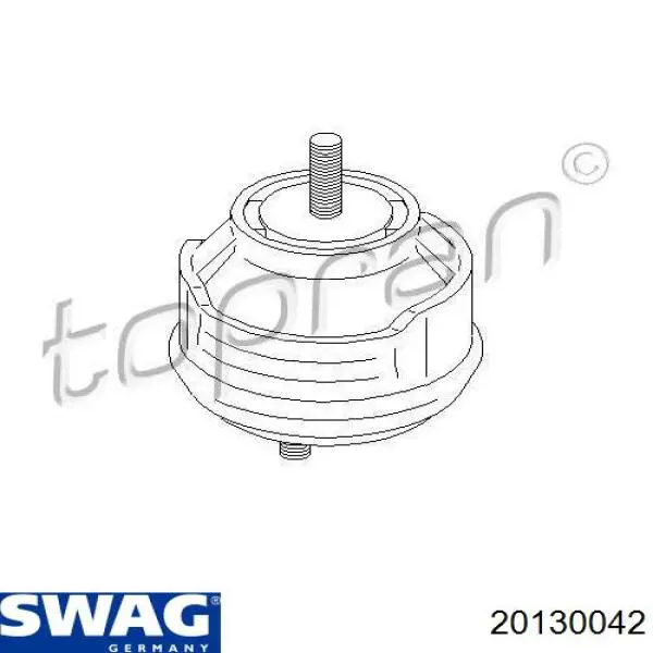 Права подушка двигуна Swag 20130042 ціна, від 35.72 USD