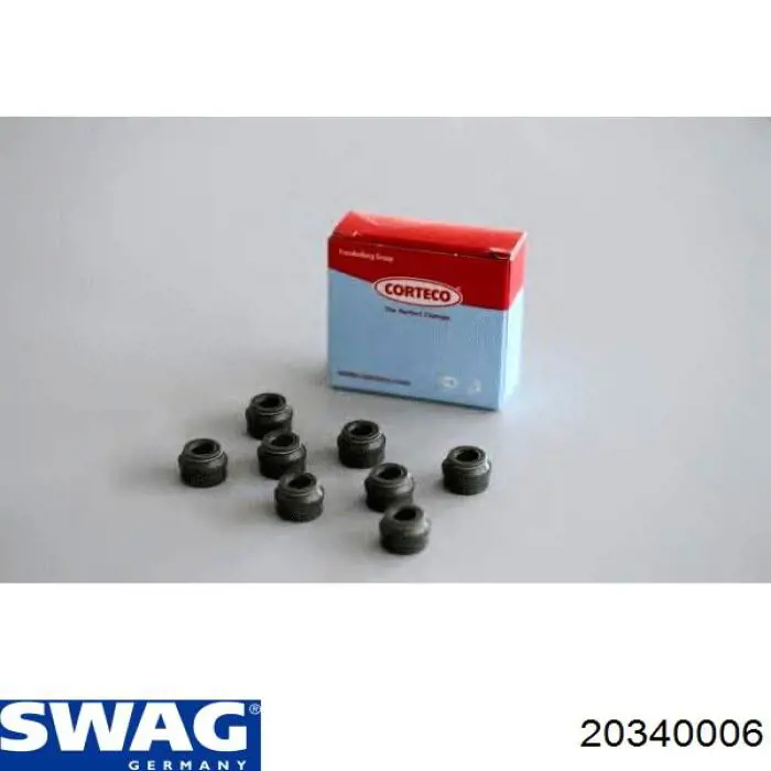 20340006 Swag сальник клапана (маслознімний, впуск/випуск, комплект на мотор)