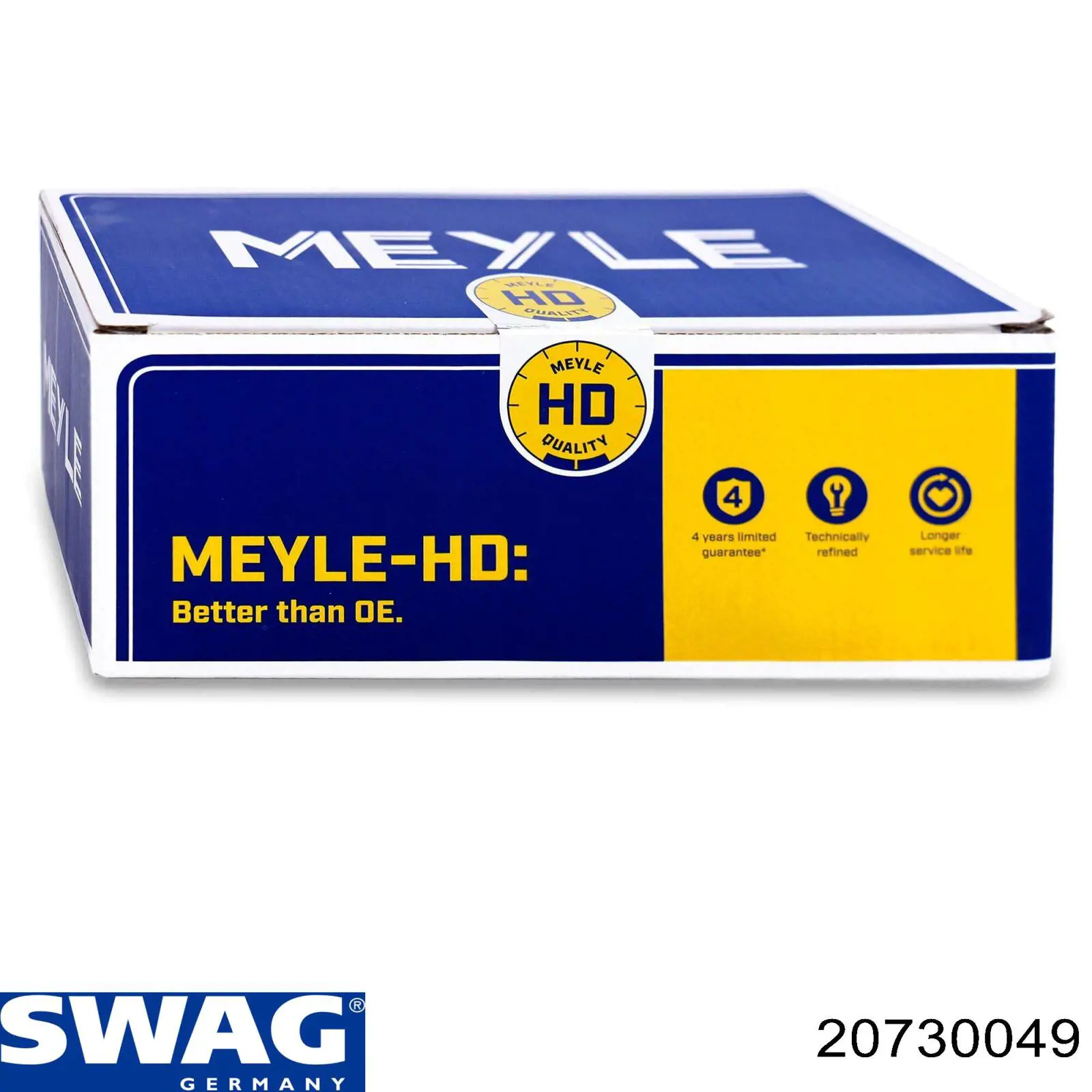 Важіль передньої підвіски верхній, правий Swag 20730049