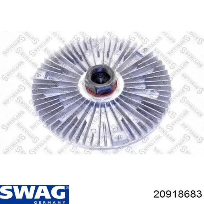 В'язкова муфта вентилятора Swag 20918683 ціна, від 45.80 USD