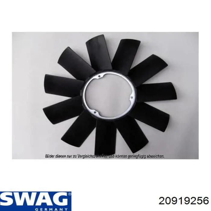 Вентилятор/крильчатка радіатора охолодження Swag 20919256 ціна, від 22.52 USD