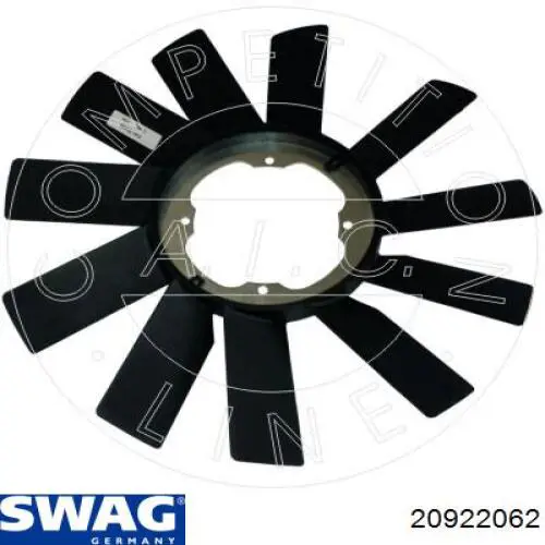 Вентилятор/крильчатка радіатора охолодження Swag 20922062 ціна, від 20.73 USD