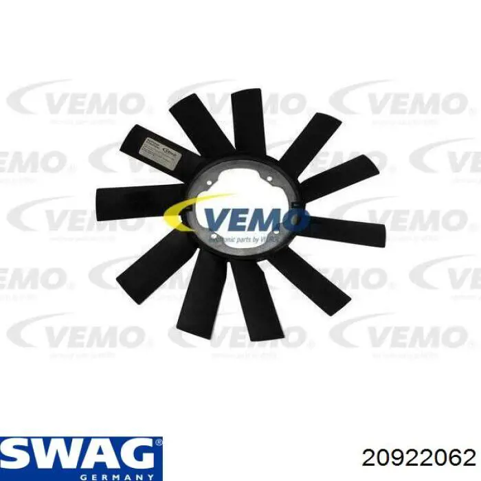 Купити 20922062 Swag Вентилятор/крильчатка радіатора охолодження