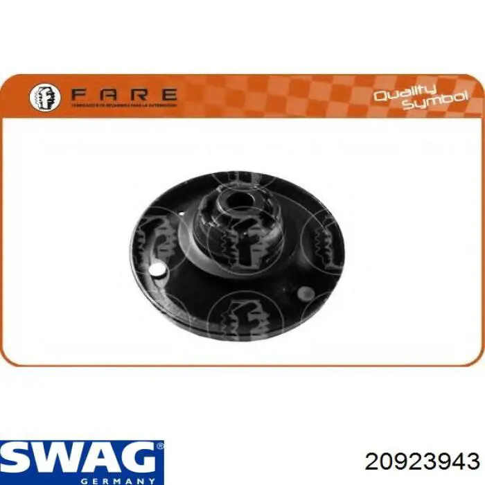 Опора стійки амортизатора переднього Swag 20923943 ціна, від 28.05 USD