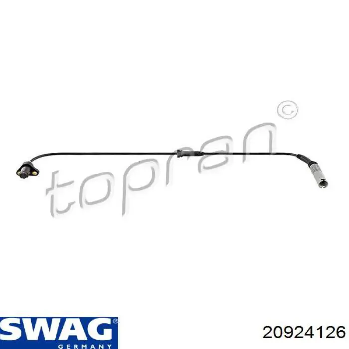 Передній датчик ABS Swag 20924126