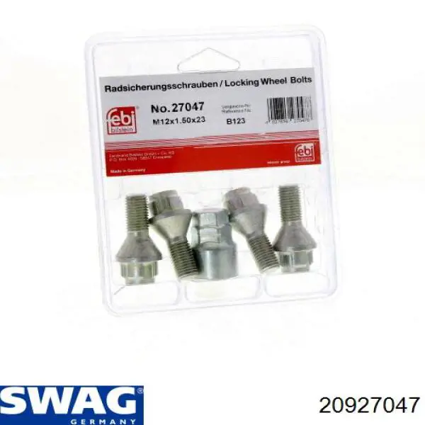 Колісний болт 20927047 Swag