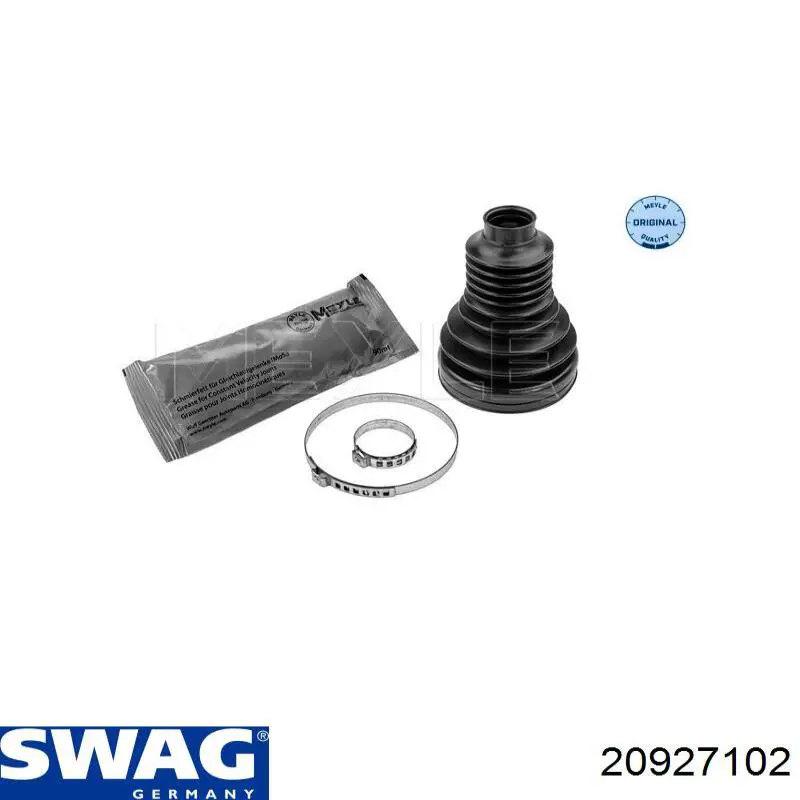 Пильник гранати внутрішній, передній півосі Swag 20927102 ціна, від 24.68 USD