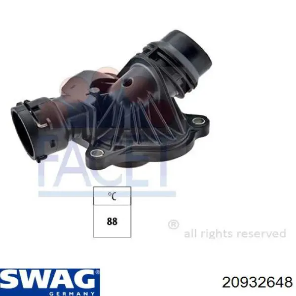 Купити 20932648 Swag Термостат в корпусі