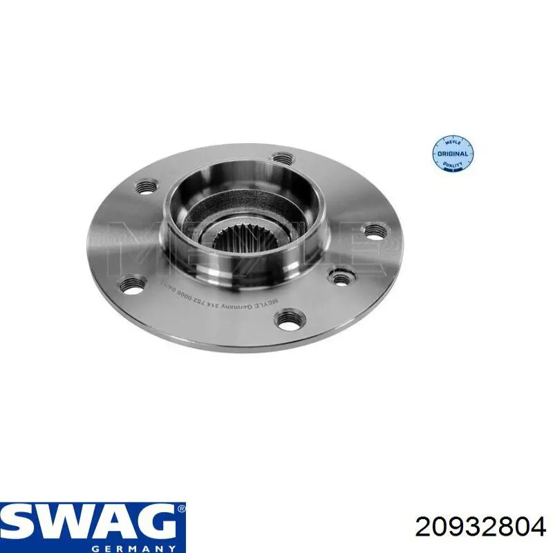Купити 20932804 Swag Підшипник ступиці колеса