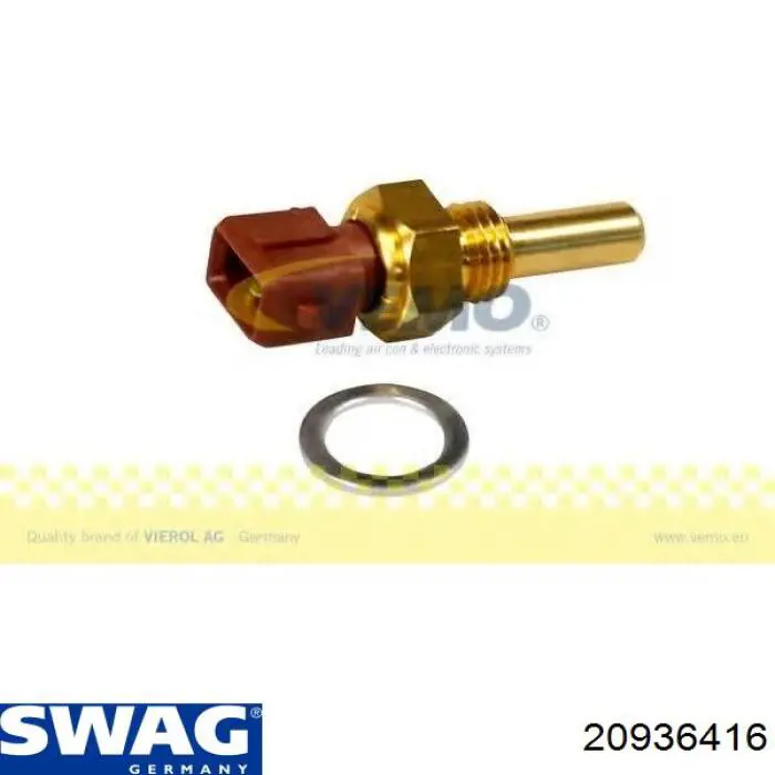 Термодатчик охолоджуючої рідини Swag 20936416 ціна, від 5.86 USD