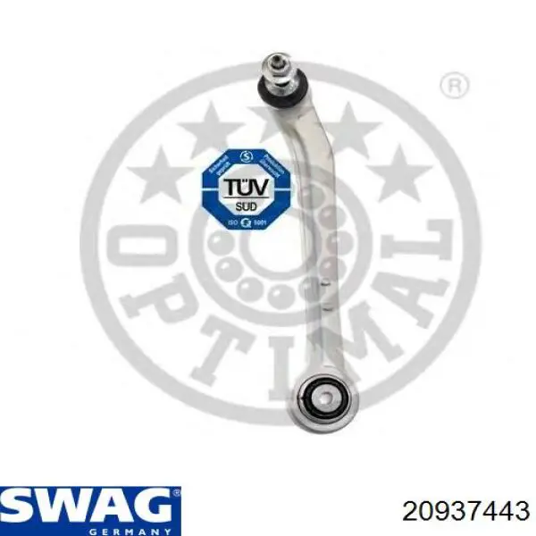 Важіль задньої підвіски поперечний, лівий Swag 20937443 ціна, від 70.31 USD