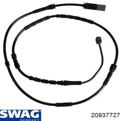 Датчик зносу гальмівних колодок, задній Swag 20937727 ціна, від 11.98 USD