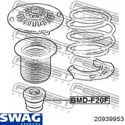 20939953 Swag буфер-відбійник амортизатора переднього