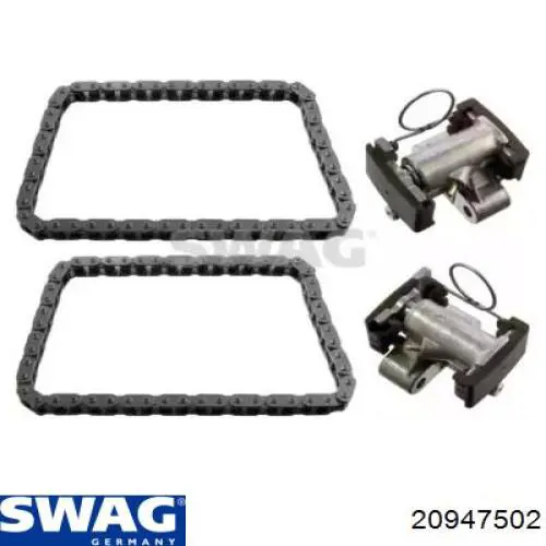 Ланцюг ГРМ, комплект Swag 20947502 ціна, від 194.99 USD