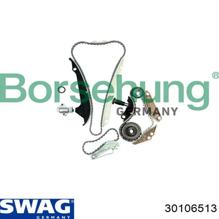 Ланцюг ГРМ, комплект Swag 30106513 ціна, від 289.59 USD
