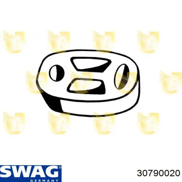 Сайлентблок задньої балки 30790020 Swag