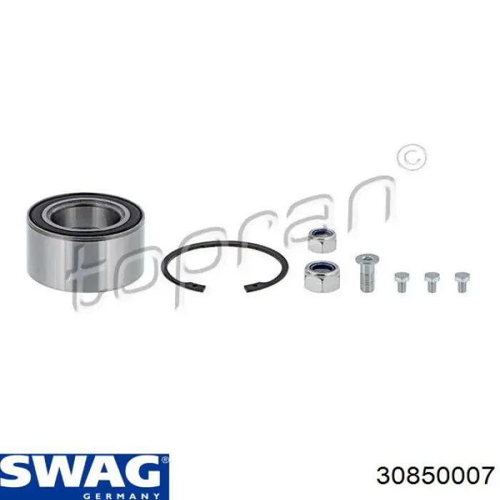 Підшипник маточини Swag 30850007