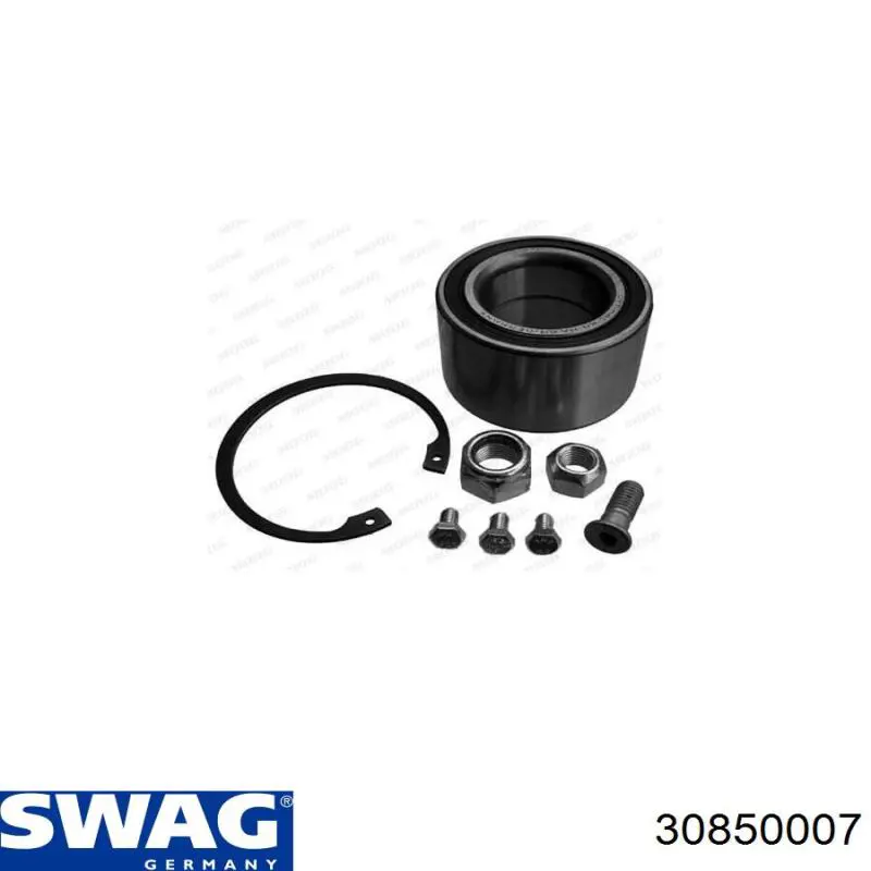 Комплект підшипник маточини передньої Swag 30850007 ціна, від 23.51 USD