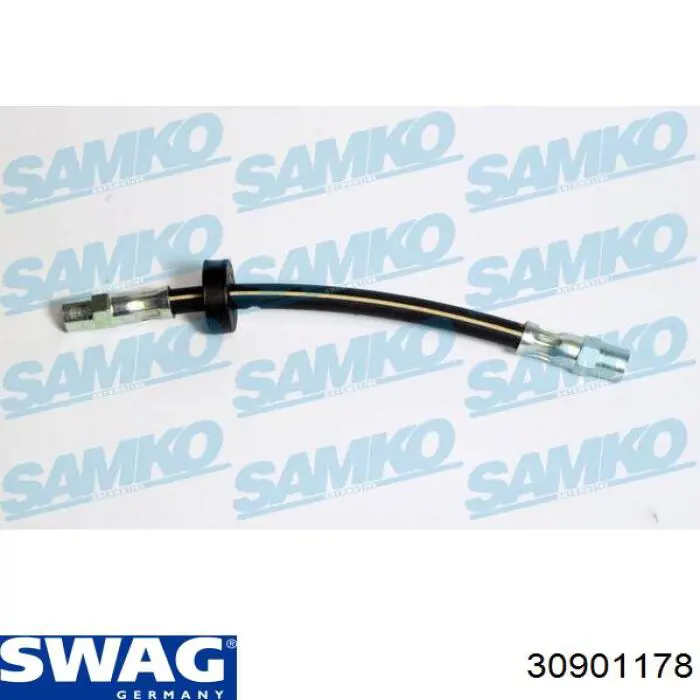 Шланг гальмівний задній Swag 30901178 ціна, від 4.81 USD