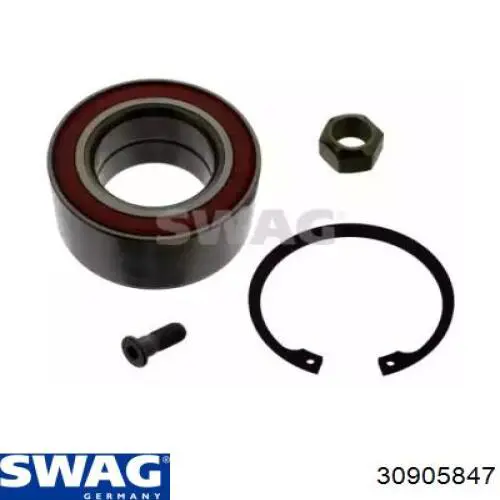 Підшипник маточини задньої Swag 30905847 ціна, від 29.15 USD