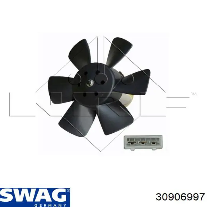 30906997 Swag електровентилятор охолодження в зборі (двигун + крильчатка)