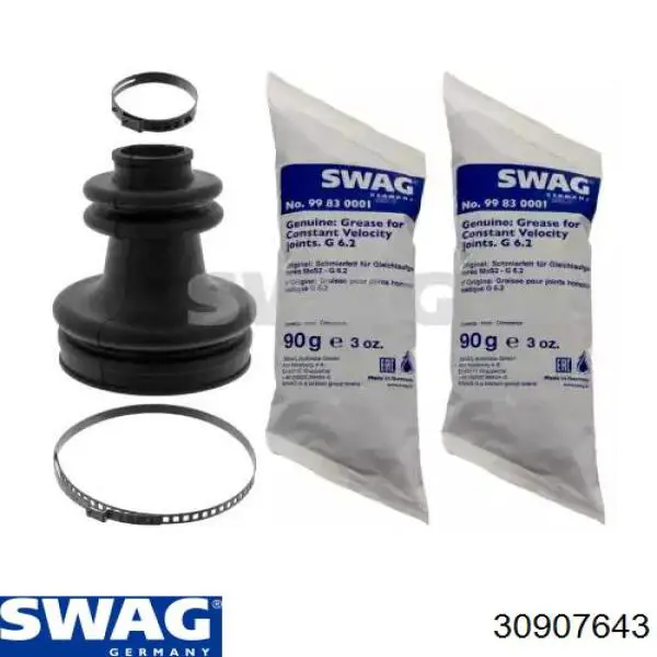30907643 Swag Пильник ШРКШ внутрішній, передній півосі