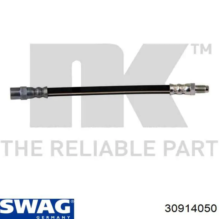 Шланг гальмівний задній Swag 30914050 ціна, від 4.57 USD