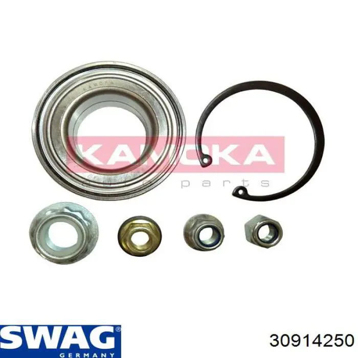 Комплект підшипник маточини передньої Swag 30914250 ціна, від 20.35 USD