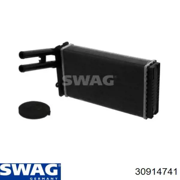 Радіатор пічки (обігрівача) Swag 30914741 ціна, від 16.01 USD