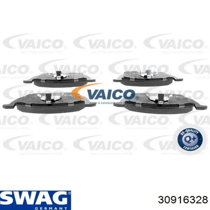 Гальмівні колодки Swag 30916328 ціна, від 22.17 USD