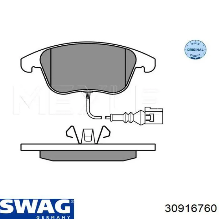 Гальмівні колодки Swag 30916760 ціна, від 29.46 USD