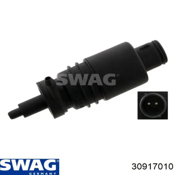 30917010 Swag насос-двигун омивача скла, переднього