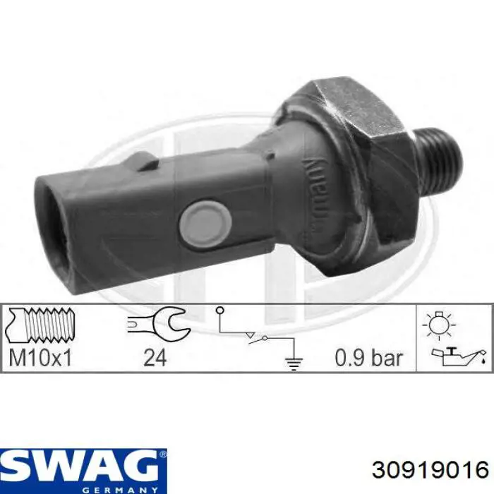 Манометри (показник тиску масла) Swag 30919016 ціна, від 4.58 USD
