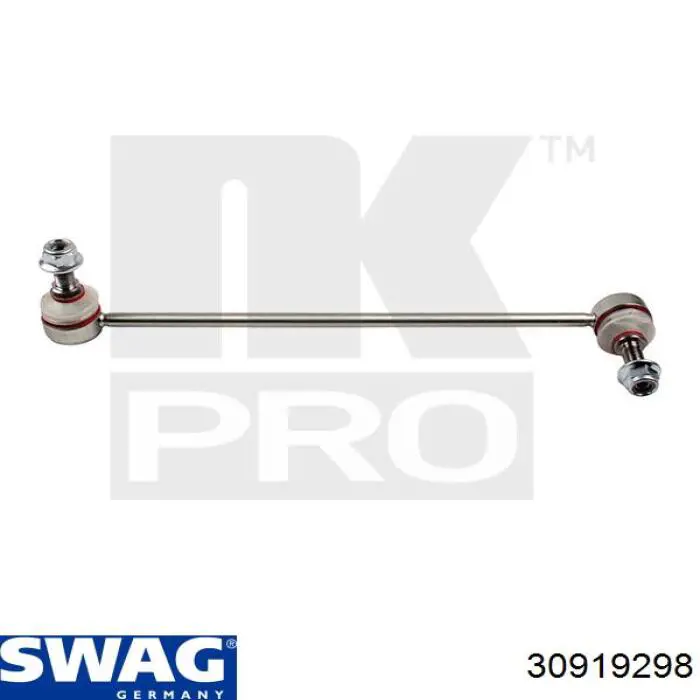 Стійка стабілізатора, переднього, права Swag 30919298 ціна, від 12.13 USD