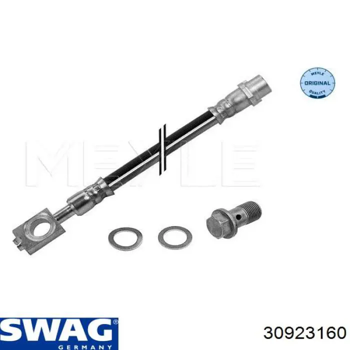 Шланг гальмівний задній Swag 30923160 ціна, від 12.84 USD