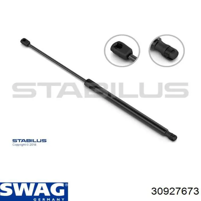 Амортизатор двері задньої Swag 30927673 ціна, від 10.80 USD