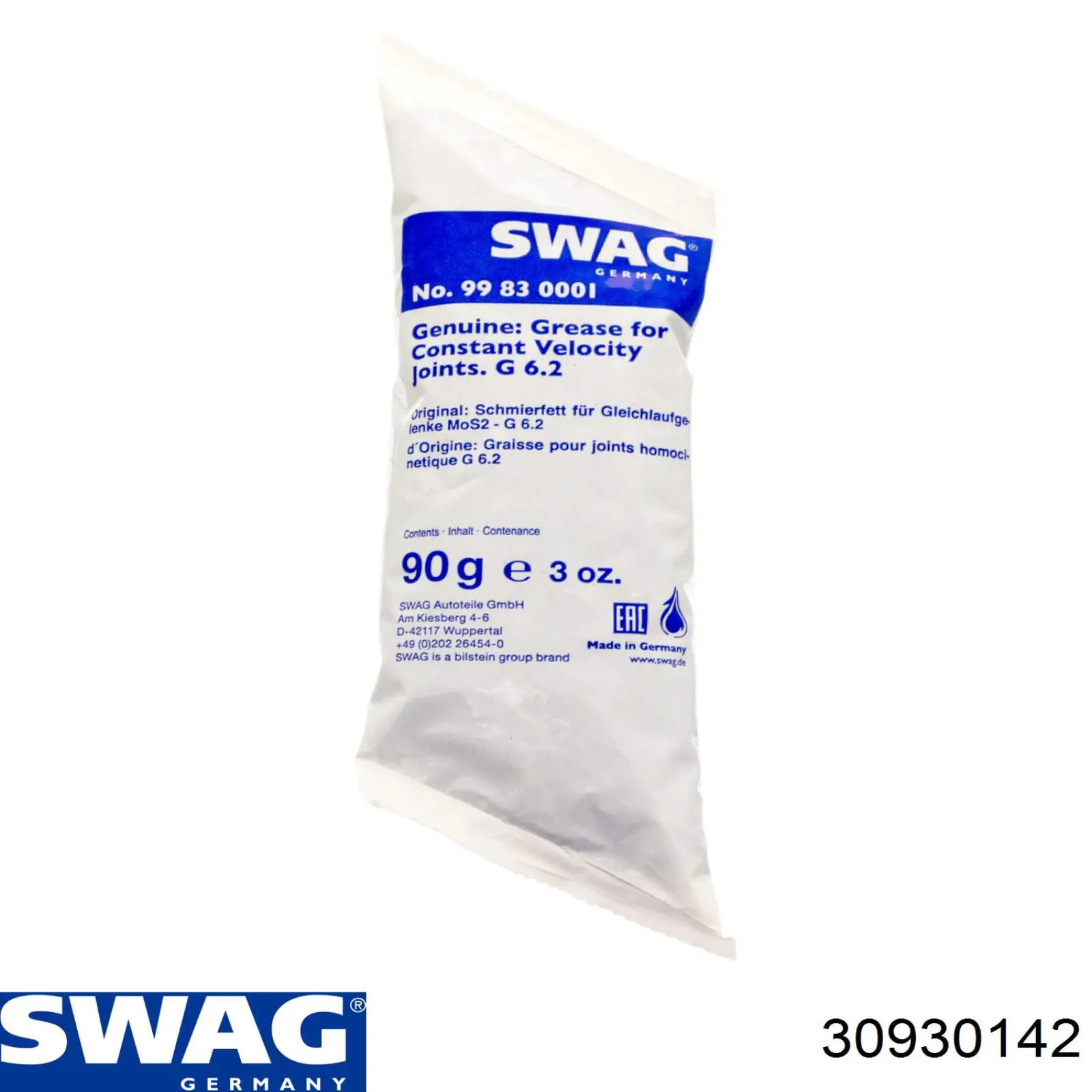 Пильник ШРКШ зовнішній Swag 30930142
