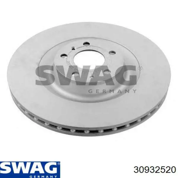 Диск переднього гальма Swag 30932520 ціна, від 96.72 USD