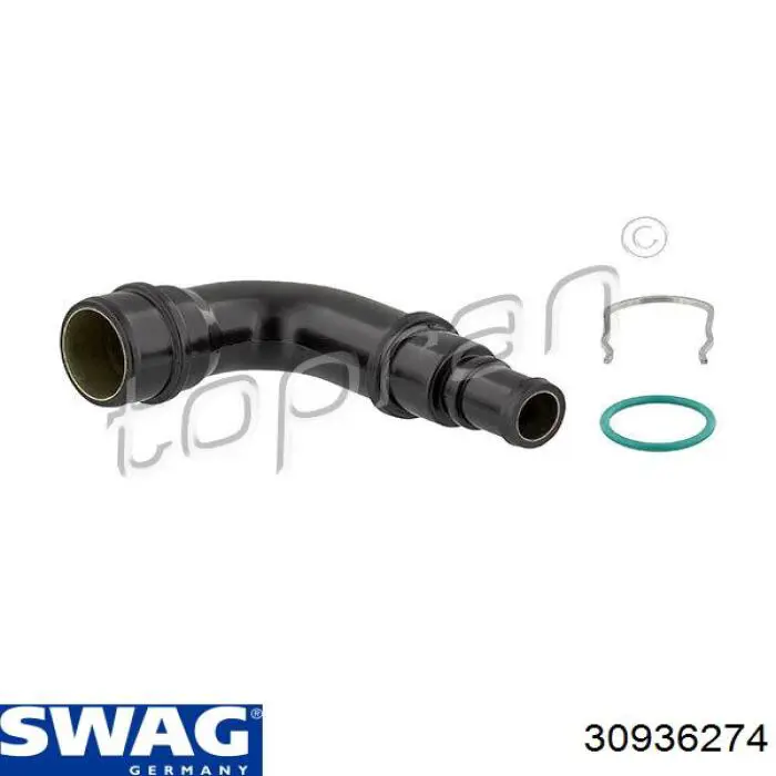 Трубка картера повітряна Swag 30936274 ціна, від 6.95 USD