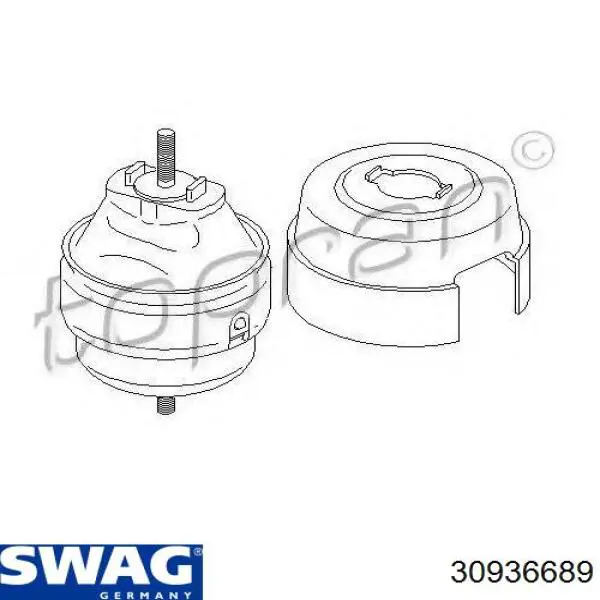 Купити 30936689 Swag Подушка (опора) двигуна, права