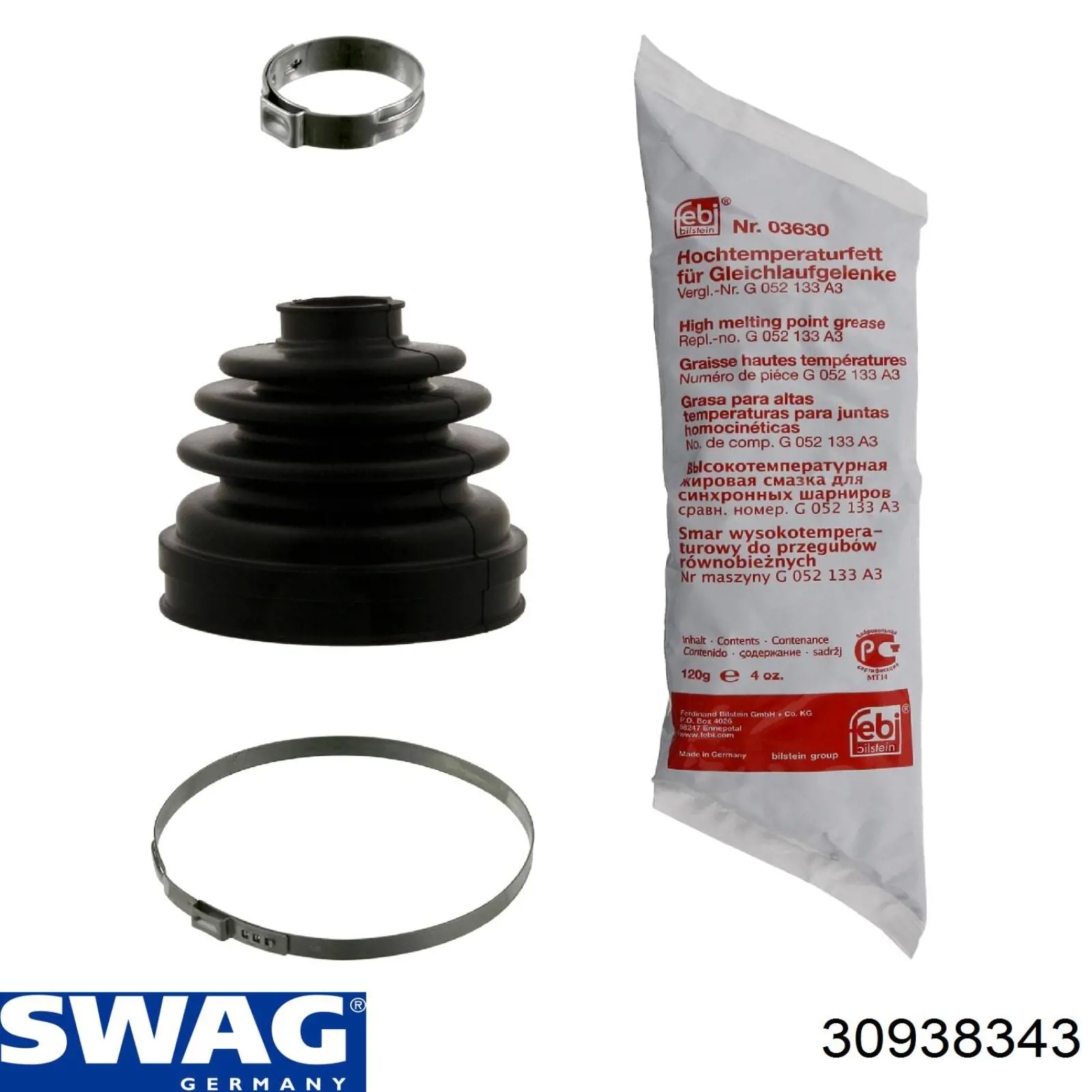 Пильник ШРУСа внутрішній 30938343 Swag